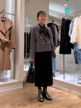 「アイテム（レッグウェア）」を使った、onoさん（レディース・157cm）の秋コーディネート