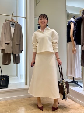 「アイテム（フォーマルスーツ/小物）」を使った、onoさん（レディース・157cm）の秋コーディネート