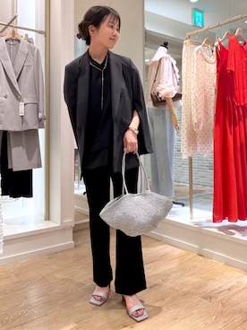 「The Bagmati（ザバグマティ）のアイテム」を使った、onoさん（レディース・157cm）の春コーディネート