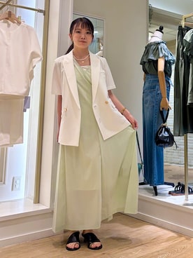 「grace grace （グラスグラス）のアイテム」を使った、onoさん（レディース・157cm）の夏コーディネート
