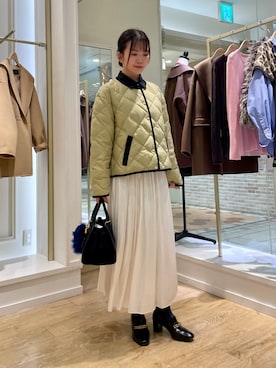 「アイテム（タイツ/ストッキング）」を使った、onoさん（レディース・157cm）の秋コーディネート