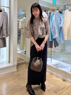 「LORISTELLA（ロリステッラ）のアイテム」を使った、onoさん（レディース・157cm）の冬コーディネート