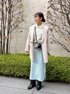 「アイテム（トップス）」を使った、onoさん（レディース・157cm）の秋コーディネート