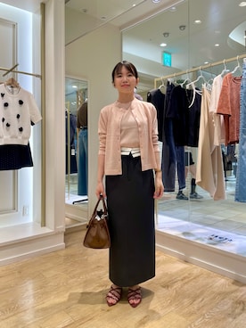 「ノースリーブニット」｜onoさん（レディース・157cm）の秋コーディネート