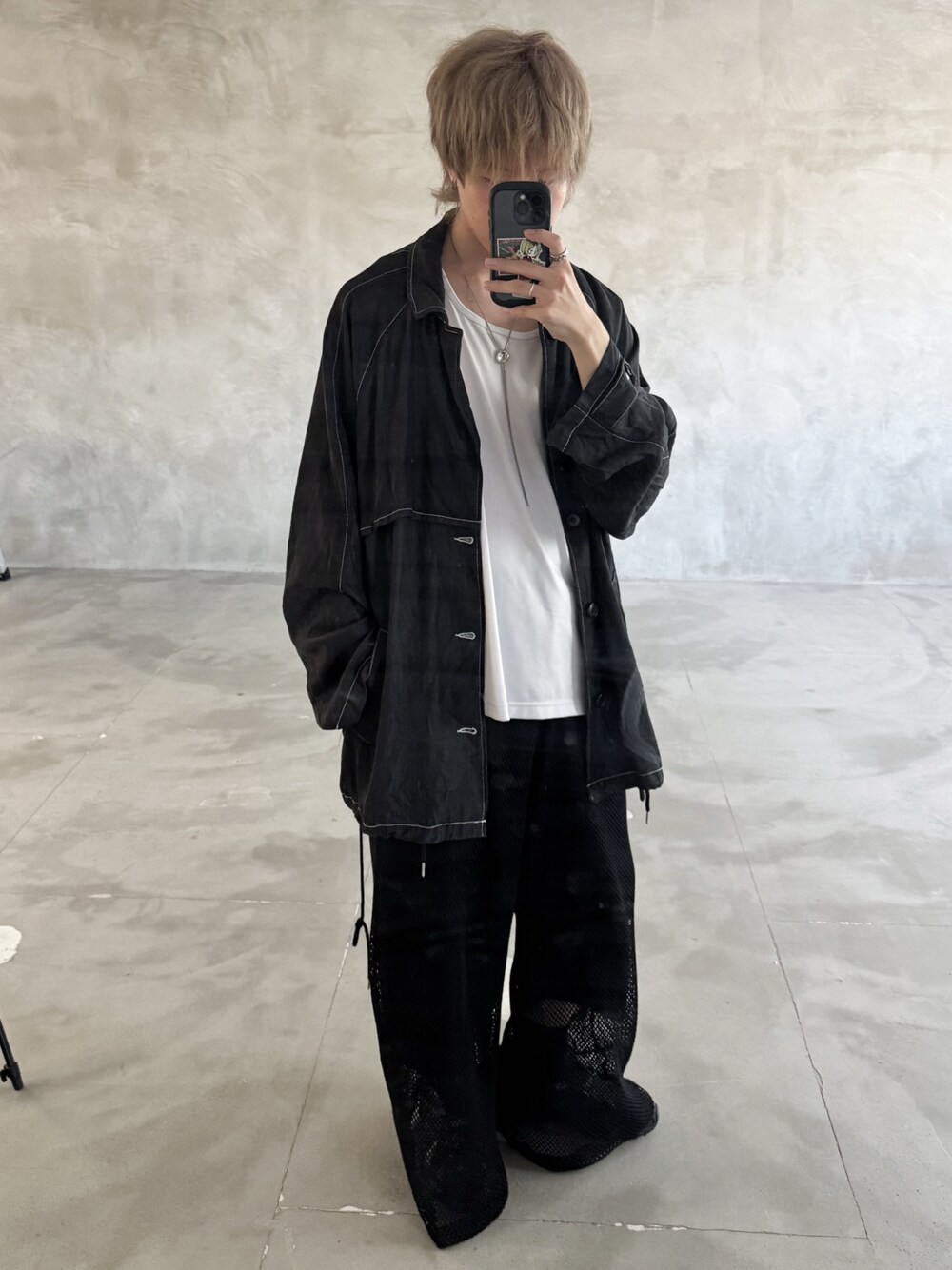 Utusiyo（ウツシヨ）の「denim coach jacket 染（デニム
