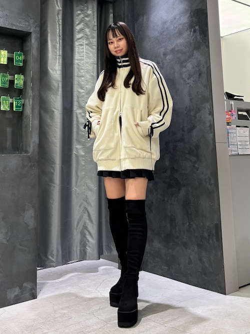 EMODA エモダ スクエアフィットロングブーツ Mサイズ スクエアフィットロングブーツ（ブーツ）｜EMODA（エモダ）の