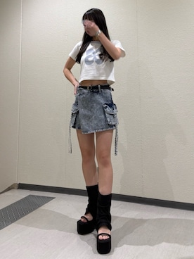 「EMODA」｜山下綾子さん（レディース・160cm）の夏コーディネート