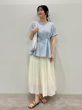 「アイテム（バッグ）」を使った、かんちゃんさん（レディース・165cm・20代）の夏コーディネート