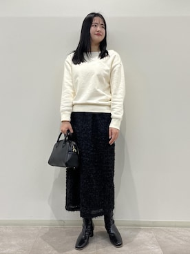 「アイテム（ボストンバッグ）」を使った、かんちゃんさん（レディース・165cm・20代）の秋コーディネート