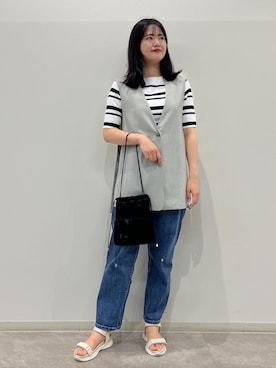 「アイテム（サンダル）」を使った、かんちゃんさん（レディース・165cm・20代）の夏コーディネート