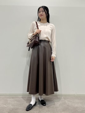 「アイテム（レインシューズ）」を使った、かんちゃんさん（レディース・165cm・20代）の秋コーディネート