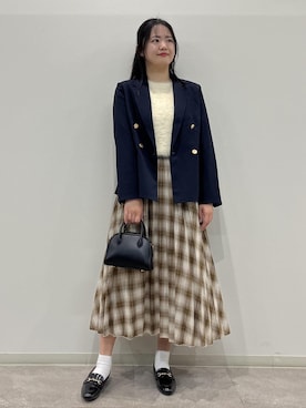 「ROPE' PICNIC（ロペピクニック）のアイテム」を使った、かんちゃんさん（レディース・165cm）の秋コーディネート