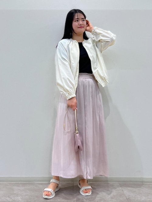 UVカット・接触冷感】Cutee レースドッキングフレアスリーブ