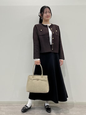 「ROPE' PICNIC（ロペピクニック）のアイテム」を使った、かんちゃんさん（レディース・165cm）の秋コーディネート