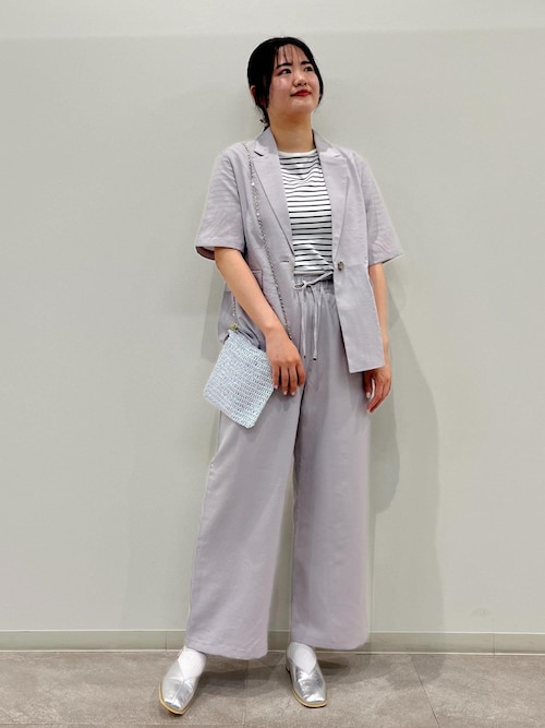 セール】【UVカット・接触冷感】70シルケットパフスリーブトップス（T