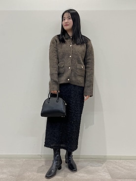 「アイテム（ボストンバッグ）」を使った、かんちゃんさん（レディース・165cm・20代）の秋コーディネート