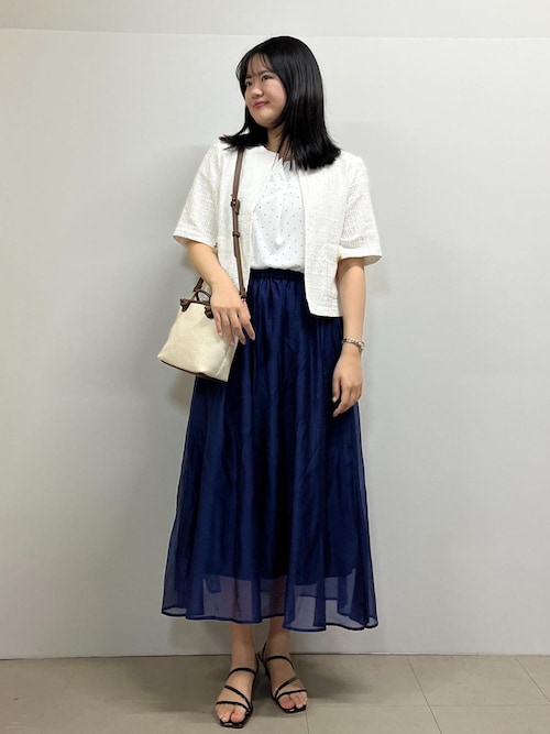 セール】【サマー・ツイード】ハーフスリーブジャケット（カーディガン