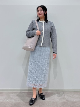 「セレモニーコーデ」｜「アイテム（トートバッグ）」を使った、かんちゃんさん（レディース・165cm）の冬コーディネート