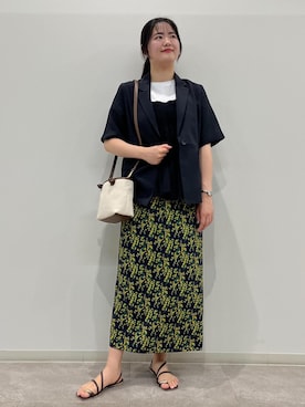 「アイテム（テーラードジャケット）」を使った、かんちゃんさん（レディース・165cm・20代）の夏コーディネート