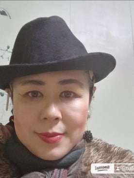 「アイテム（帽子）」を使った、つっしーさん（レディース・167cm・40代）の冬コーディネート