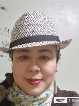 「アイテム（帽子）」を使った、つっしーさん（レディース・167cm・40代）の春コーディネート