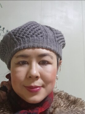 「アイテム（帽子）」を使った、つっしーさん（レディース・167cm・40代）の春コーディネート
