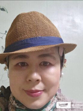 「アイテム（帽子）」を使った、つっしーさん（レディース・167cm・40代）の春コーディネート