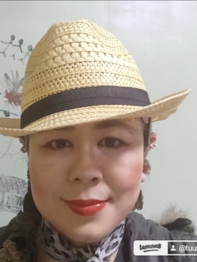 「アイテム（帽子）」を使った、つっしーさん（レディース・167cm・40代）の春コーディネート