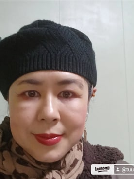 「アイテム（帽子）」を使った、つっしーさん（レディース・167cm・40代）の春コーディネート