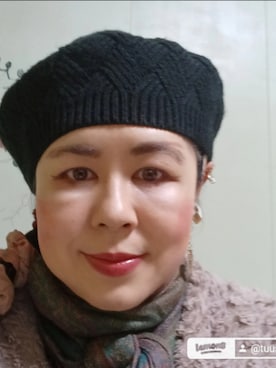 「アイテム（帽子）」を使った、つっしーさん（レディース・167cm・40代）の春コーディネート