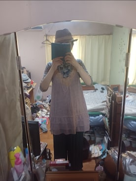 「アイテム（キャミソール）」を使った、つっしーさん（レディース・167cm）の夏コーディネート