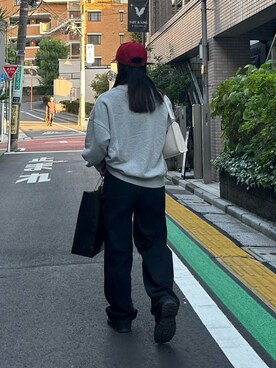 「Shine（シャイン）のアイテム（パンツ）」を使った、ruiさん（レディース・152cm）の冬コーディネート