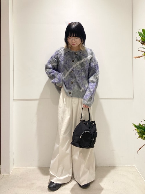 セール】『洗濯可』エリツキチェックカーディガン（カーディガン