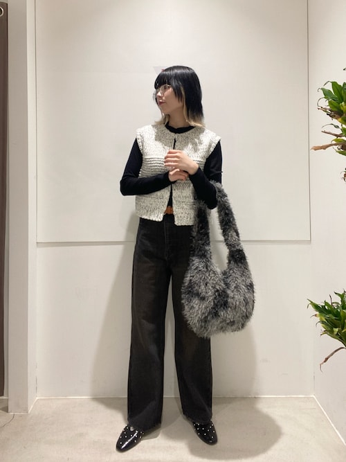 セール】『洗濯可』ミックスカラーローゲージベスト（ベスト）｜SENSE