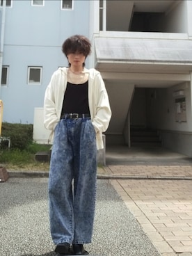 「ADRER（アドラー）のHigh sole leather heel boots/ハイソールレザーヒールブーツ（ブーツ）」を使った、shunさん（メンズ・168cm）の春コーディネート