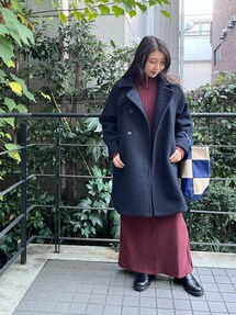 EMMEL REFINES　EM スタンドネック ミディアムコート EMMEL REFINES＞EM スタンドネック ミディアム コートを使った人気