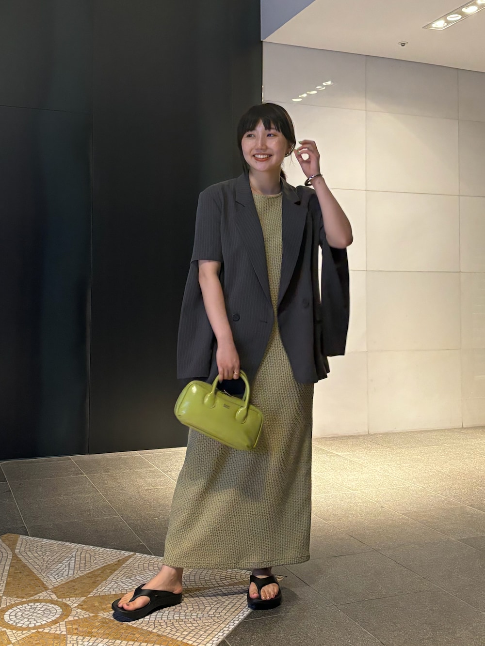 6(ROKU) ワンピース 「6(ROKU)」ミックス ロング レディース