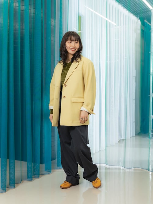 SEA（シー）の「ループヤーン パワーショルダー2XL ジャケット（テーラードジャケット）」 - WEAR