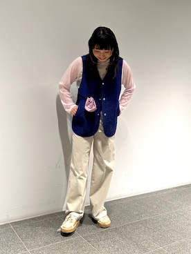 「WILD THINGS（ワイルドシングス）のアイテム」を使った、似合うラボTVのミサトさん（レディース・164cm）の冬コーディネート