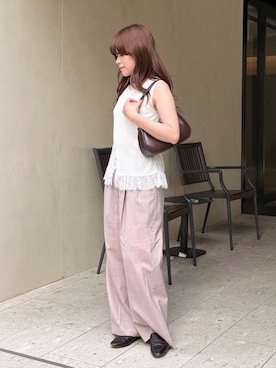 「iRENE(アイレネ)のアイテム」を使った、chisatoさん(レディース・153cm)の夏コーディネート