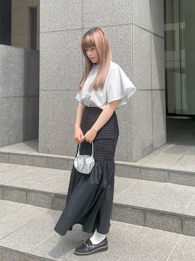 「CLEIO（クレイオ）のアイテム」を使った、chisatoさん（骨格ナチュラル・レディース・153cm）の春コーディネート