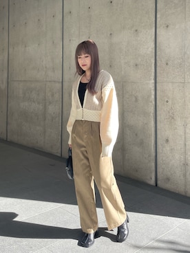 「CLEIO（クレイオ）のアイテム」を使った、chisatoさん（骨格ナチュラル・レディース・153cm）の冬コーディネート