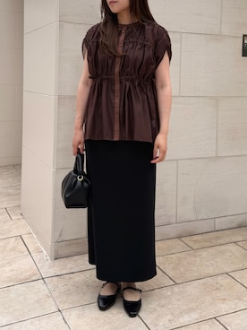 「CLEIO（クレイオ）のアイテム」を使った、chisatoさん（レディース・153cm）の夏コーディネート