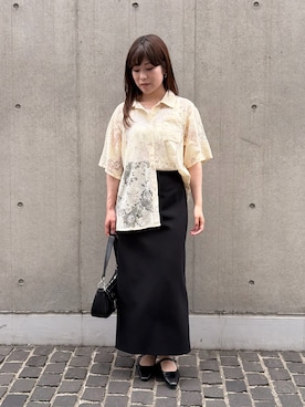 「CLEIO（クレイオ）のアイテム」を使った、chisatoさん（レディース・153cm）の夏コーディネート