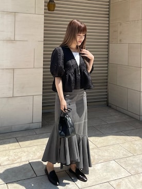 「CLEIO（クレイオ）のアイテム」を使った、chisatoさん（骨格ナチュラル・レディース・153cm）の夏コーディネート