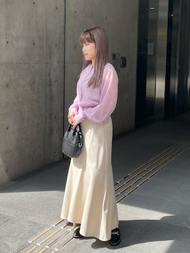 「CLEIO（クレイオ）のアイテム」を使った、chisatoさん（骨格ナチュラル・レディース・153cm）の春コーディネート