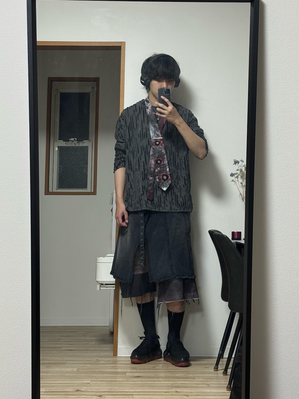 GRANCY（グランシー）の「【GRANCY】Fringedesign Denim Skirt