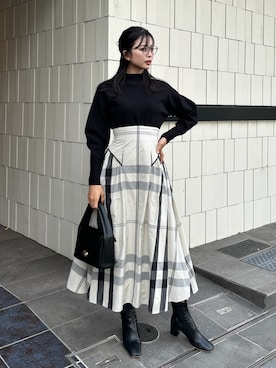 YUKA OTAさん(レディース・165cm)の冬コーディネート