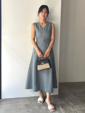 「LAGUNAMOON（ラグナムーン）のアイテム（ハンドバッグ）」を使った、YUKA OTAさん（レディース・165cm）の春コーディネート