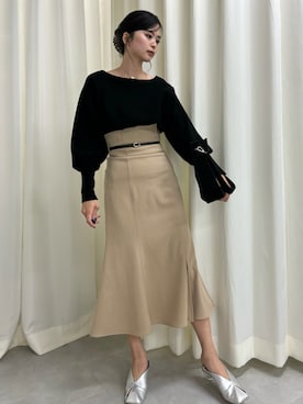 YUKA OTAさん（レディース・165cm）の冬コーディネート